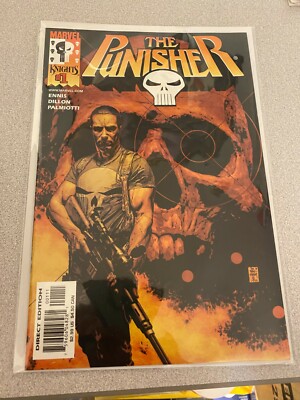 The Punisher #1 Comic Book 2000 Marvel Knights Ennis Dillon Tim Bradstreet Cover
