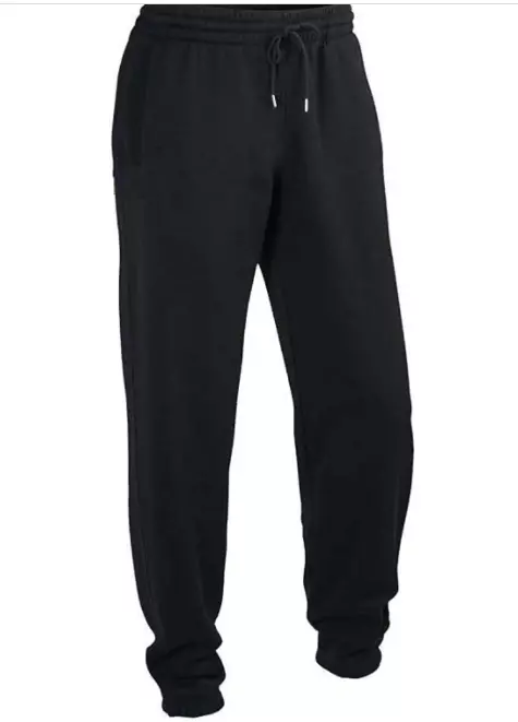 Men s Plain Tracksuit Bottoms Joggers Work Zip Pockets Elastic