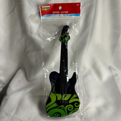 Mini Guitar Decor for Large Doll American Girl Green and Black New in Package