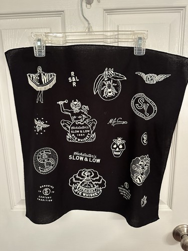 New Hochstadter’s Slow & Low 1884 Rock & Rye Whiskey Hanky Bandana Handkerchief