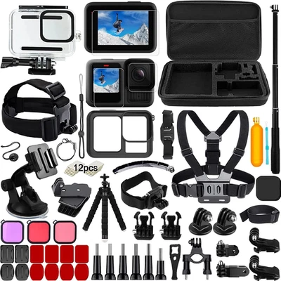 65-In-1 Zubehör Set Für Gopro Hero 13 Black, YAVOCOS Zubehör Kit Bundle Für Gopr