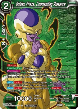 Dragon Ball Golden Frieza, Commanding Presence (V.2) P Promo Englisch NM Foil