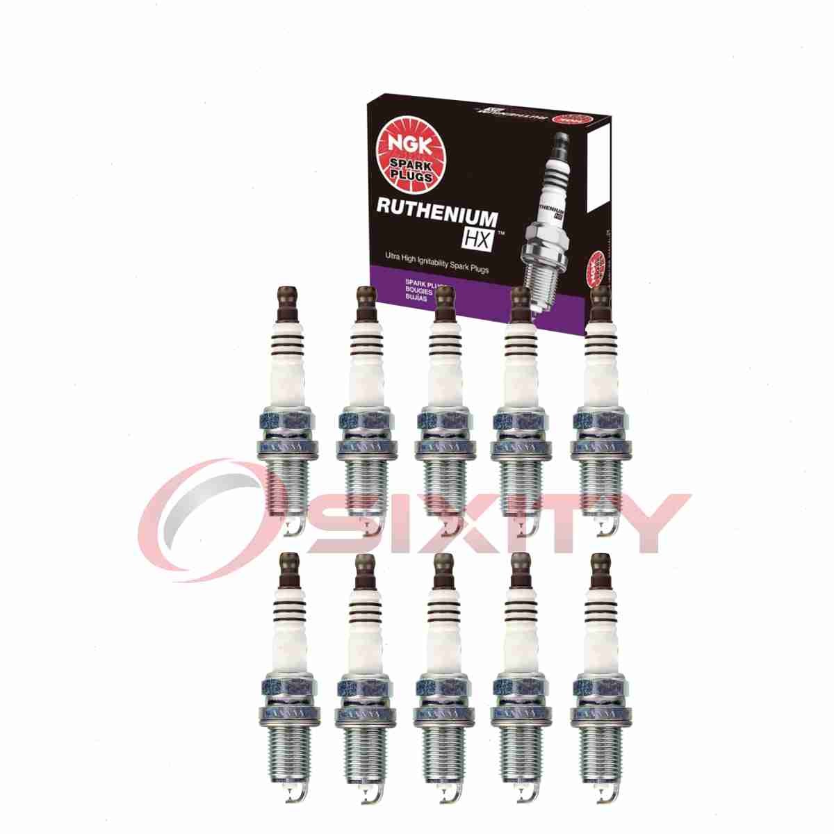 Porsche Carrera GT 2004-2005 Spark plugs 10 pcs