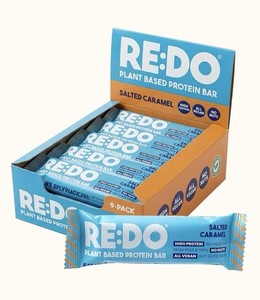 RE:DO Plant Based Salted Caramel Protein Bars (9 CT)