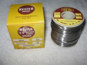 Kester 44 Rosin Core Solder Wire 60/40 .050 lb Spool 24-6040-0053 USA