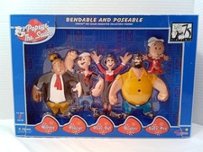 Product Image: Vintage NJ Croce Popeye The Sailor Man Bendable Figure Box Set Brutus Olive Oyl