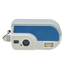 Polaroid i-Zone 200 Instant Camera Blue White Tested works No Film Vintage
