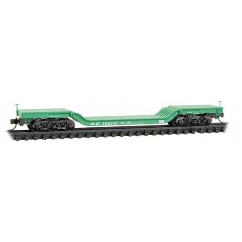 Micro-Trains MTL Escala N 65' Centro Deprimido Plano Coche Penn Central #766145 | Zustand: New