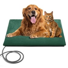 PETNF Outdoor Pet Heating Pad for Feral Cats  Outdoor Dogs, XL Gray Green