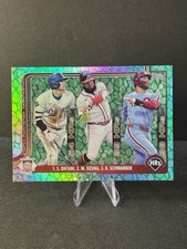Topps 2025 Series 1 Easter Foil Parallel #144 Schwarber Ozuna Ohtani Baseball