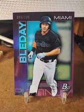 J.J. Bleday 2020 Bowman Platinum Top Prospect Pink /199 Miami