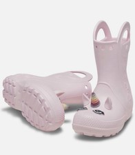 New Crocs Kids' Handle It Unicorn Rain Boots Size 10
