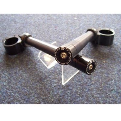 R&G Bar End Sliders Black (Threaded) Yamaha V-Max 1991 - 2007