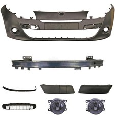 Set Stoßstange vorne grundiert + Träger+Zubehör+Nebel für Renault Megane 08-12
