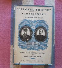 VTG 1937 HCDJ Beloved Friend The Story of Tchaikowsky & Nadejda Von Meck 1st Ed
