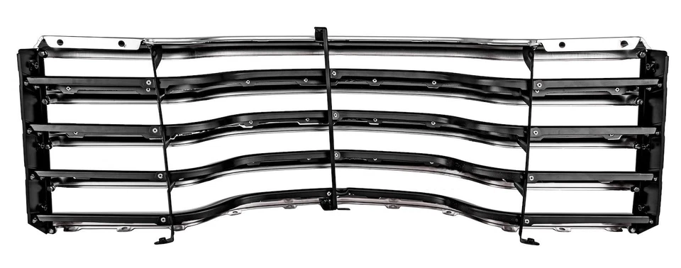 Conjunto de rejilla JEGS 78825 1947-1953 camioneta Chevy estampado acero cromo con negro Foto 3 de 4