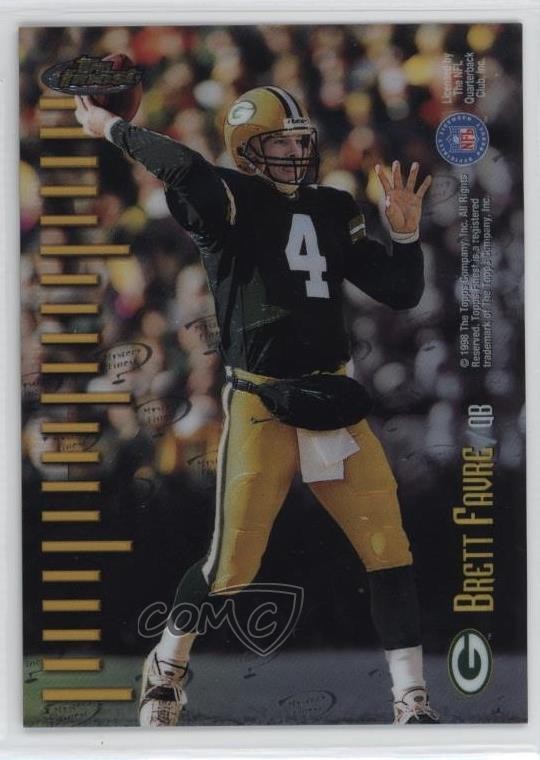 1998 Topps Finest Mystery Finest 2 Refractor Brett Favre Dan Marino #M1 HOF 3p9