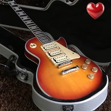 Solid Body Pro  Cherry Red Burst Electric Guitar 3H Pickups, HOT SALE!