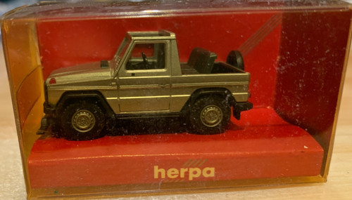 Raro Herpa Wagener HO 1/87 #3075 plateado Mercedes-Benz 230 GE descapotable nuevo en caja | Zustand: New