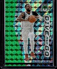 2022-23 Panini Mosaic #12 Kyrie Irving Give and Go Mosaic Green