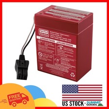 Compatible 6-Volt Rechargeable Battery for Power Wheels Vehicles, Easy Install