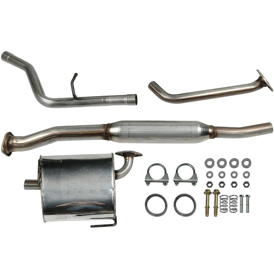 Se adapta a: Subaru Forester 2014-2018 2,5 L sistema de escape tubo resonador silenciador kits Foto 2 de 4