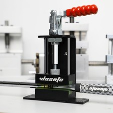 Club-Schraubstock f&uuml;r Griffwechsel / Regripping mit Hei&szlig;anwendung