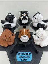 Bulldog Dog Duck | English Bulldog Desk Figure | Jeep Dashboard Duck