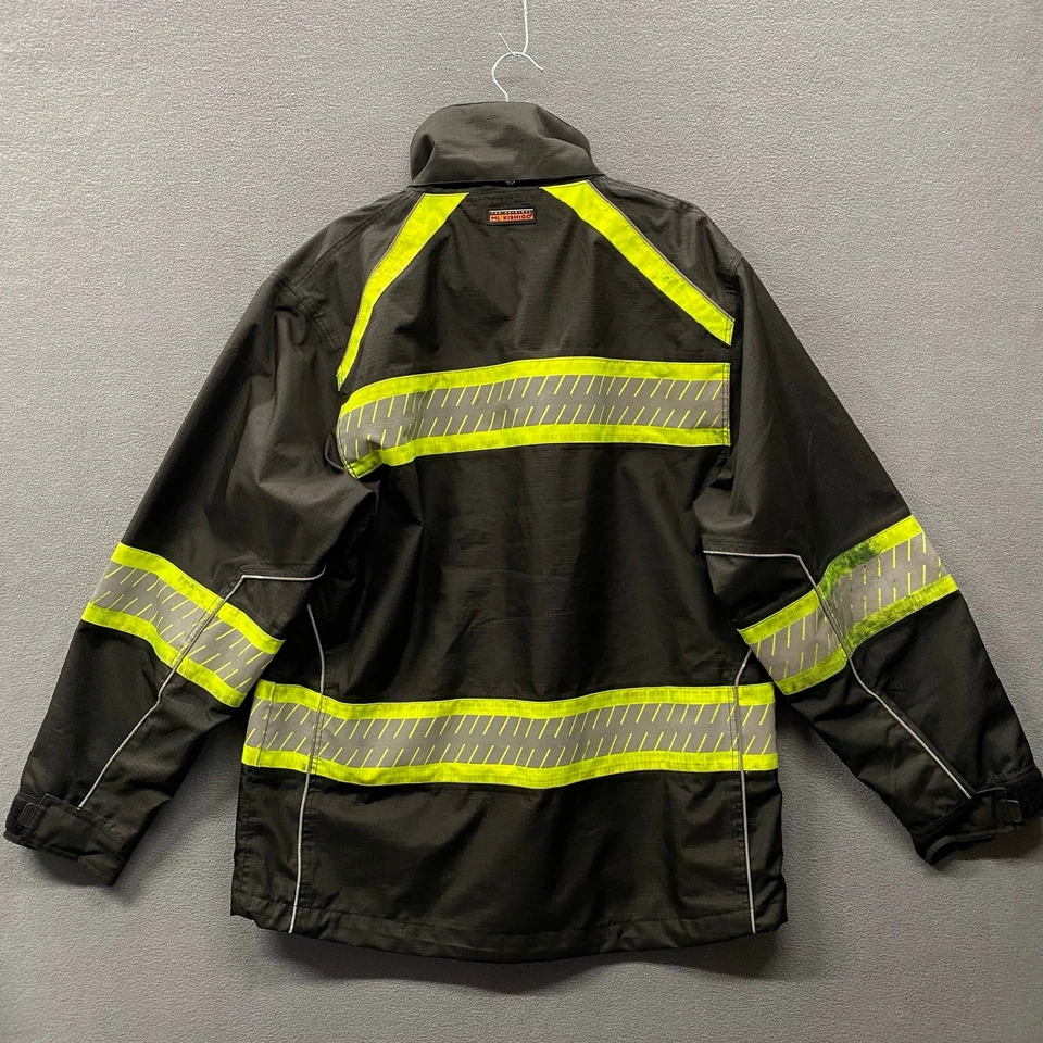 ML Kishigo Premium Black Series B300 Reflective Jacket Mens M Black Workwear - Image 4 of 4
