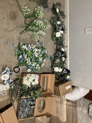 Wedding Artificial Flowers Lot And DIY Boutique Arch Flowers