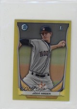 2014 Bowman Chrome Minis Yellow Refractor 25/25 Josh Hader #68 hg6