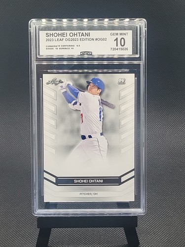 2023 Leaf Shohei Ohtani OG2023 Edition #OG-02 CCG 10 Gem Mint Dodgers Angels