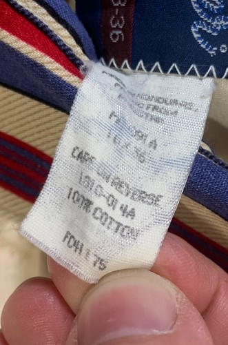 Vintage Wrangler Shirt Sz 18x36 Striped Pearl Snap Western Cowboy X Long Tails - Picture 11 of 14