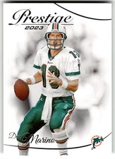 2023 Panini Prestige Football Card #178 Miami Dolphins Dan Marino