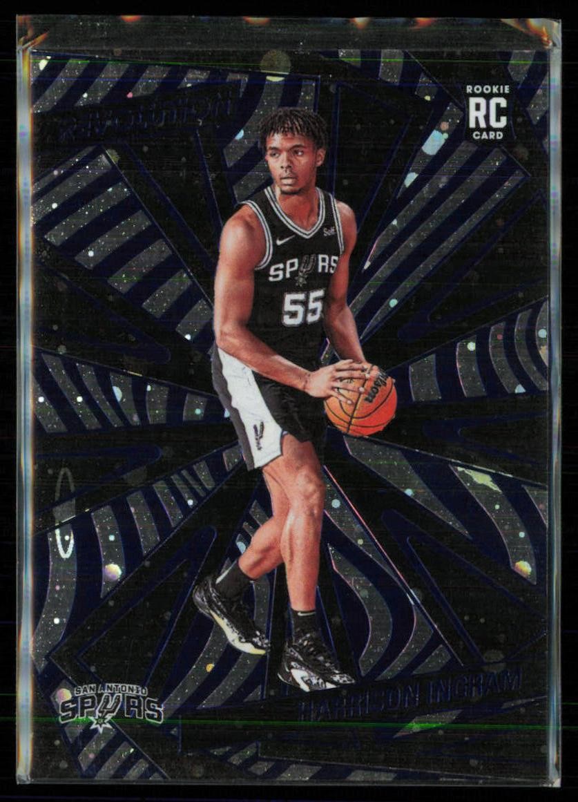 2024-25 Panini Revolution Harrison Ingram Blue Cosmo #/285 #103 RC