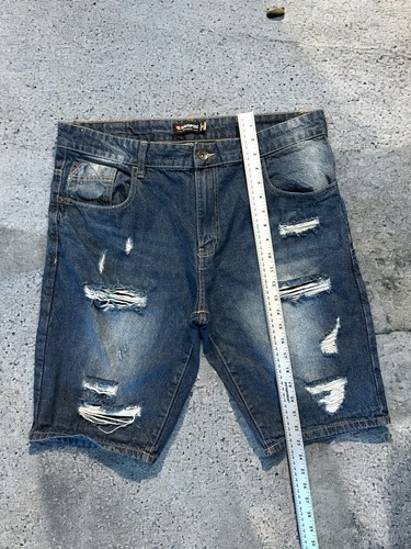 Southpole pantaloncino jeans uomo effetto invecchiato strappato taglia 36 RN 82628 - Foto 3 di 10