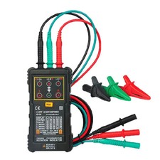 Portable 3 Phase Motor Rotation Indicator Tester Non-contact 3 Phase Rotation