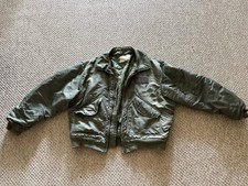 Vintage CWU-45-P Flight Jacket Mens XL Green Military Flyer