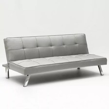 Divano letto in tessuto 2 posti design moderno Gemma pronto letto