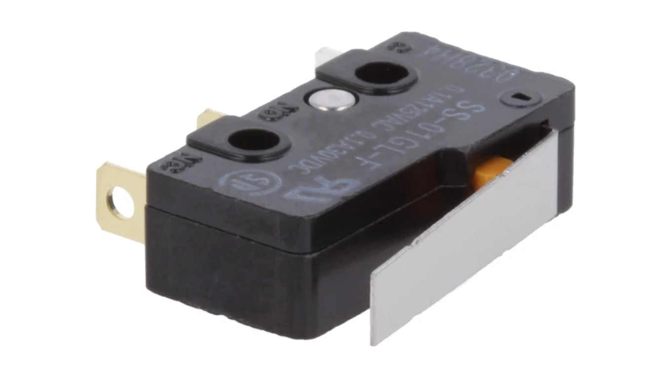 SNAP ACTION microswitch with lever SPDT 0.1A/125VAC SS-01GL-F /T2UK