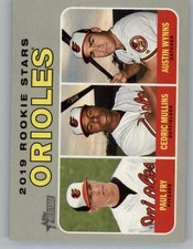2019 #343 Cedric Mullins RC/Paul Fry RC/Austin Wynns RC (ref 150116)