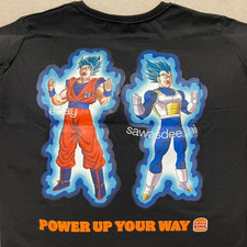 Burger King Dragon Ball Super Collection T-Shirt Black/White Size M/L 2026