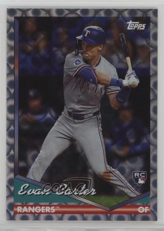 2024 Topps Archives 1994 Topps Archives Foilboard Evan Carter #223 1hj7