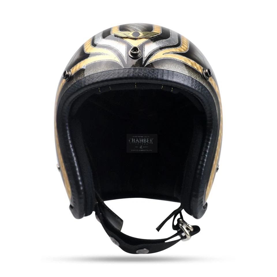 ¡OFERTA! CASCO PERSONALIZADO VINTAGE SLIMHEAD TX500METALLIC BOBBER CHOPPER MOTOCICLETA Foto 3 de 4