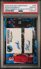 PSA 10 MATAS BUZELIS #/45 Auto MACKENZIE MGBAKO 2022 Leaf Multigraphics CRYSTAL