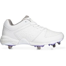 Women's RIP-IT Diamond Metal Softball Cleats - White - 8 - NWOB