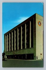 Chicago Illinois Lions International Building 209 N Michigan Ave Vintage Postcar