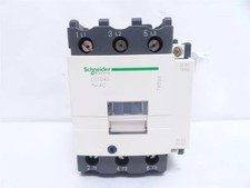 SCHNEIDER ELECTRIC LC1D40G7 POWER CONTACTOR 40AMP 3POLE VOLTAGE 120VAC