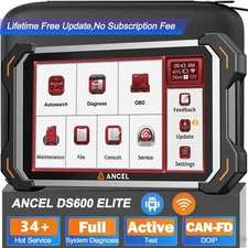 ANCEL DS600 Elite Bidirectional OBD2 Scanner Car Diagnostic Scan Tool ECU Coding