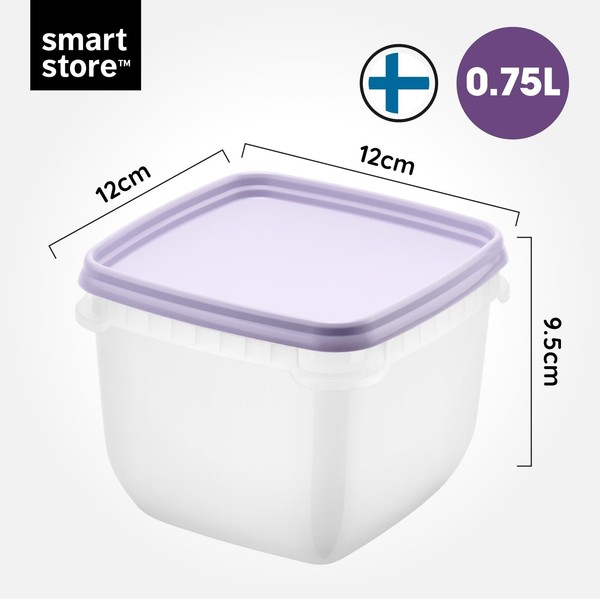 SmartStore Frischhaltedosen 0.75L 4Er Set Bpa-Frei | KüHlschrank &-image